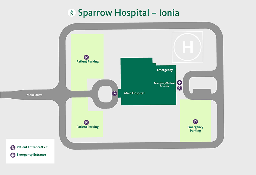 Ionia Campus Map