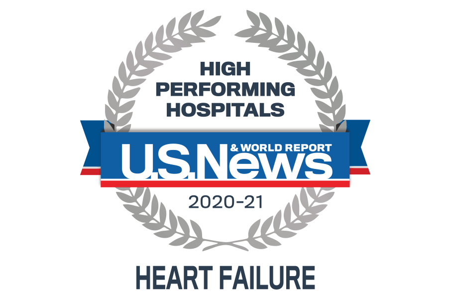 US News & World Report High Performing Heart Failure 2020-21 US News & World Report High Performing Heart Failure 2020-21