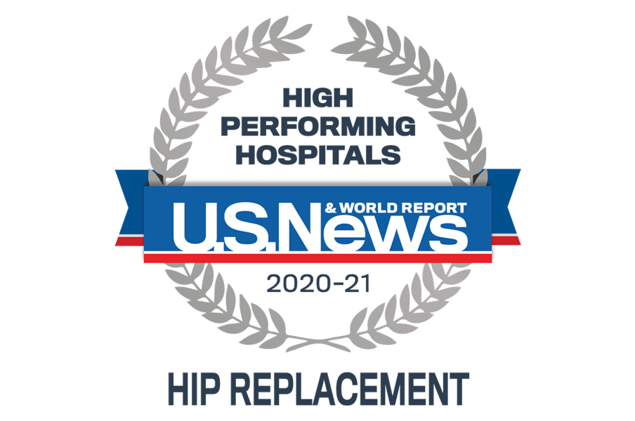 US News & World Report High Performing Hip Replacement 2020-21