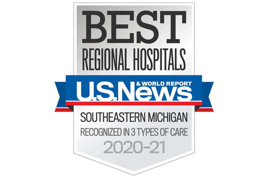 US News & World Best Regional Hospitals SE Michigan 2020-21 US News & World Best Regional Hospitals SE Michigan 2020-21