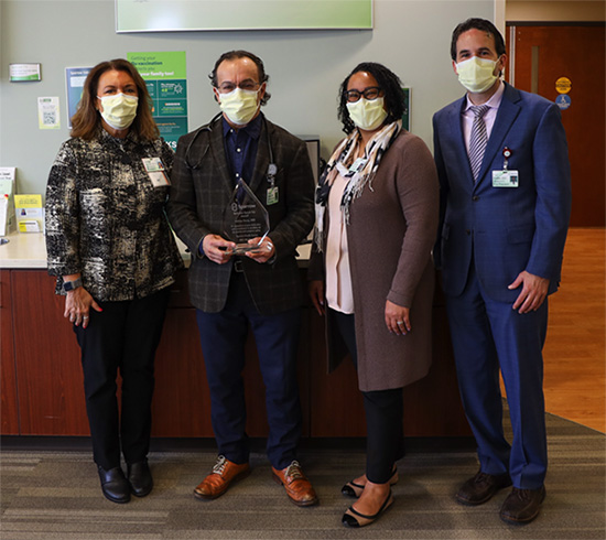 Adriss Faraj, MD Speak Up Award Photo Adriss Faraj, MD Speak Up Award Photo