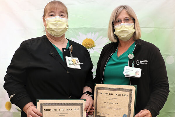 Sparrow Clinton Nurse of the Year 2022 Photo Sparrow Clinton Nurse of the Year 2022