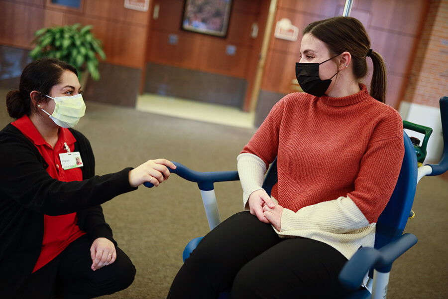 Volunteer and Patient