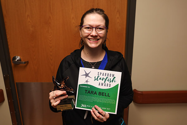 Tara Bell - Starfish Award February 2023 - Photo 600x400 Tara Bell - Starfish Award February 2023