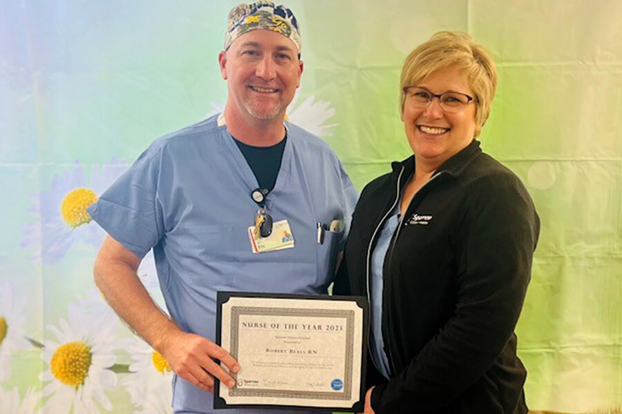 Robert Beals - Clinton Hospital 2023 Nurse of the Year