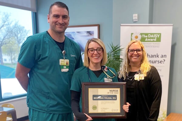 Morgan Truba Sparrow Eaton Nurse of the Year May 2023 photo 600x400