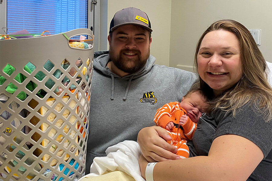 Joel and Kylie Hugo Receive Girl Scout Gifts, Oct. 2023