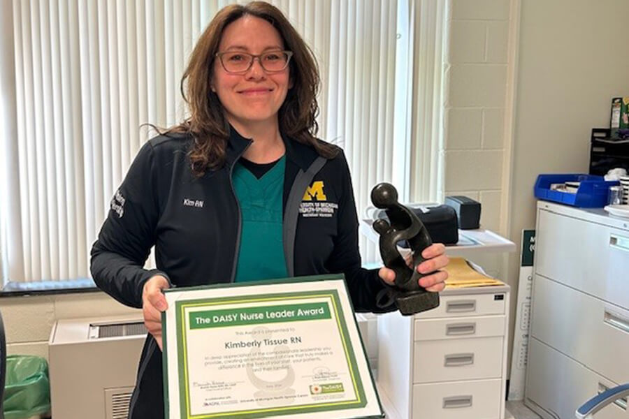 DAISY Leadership Award, Kimberly Tissue, RN - May 2024 DAISY Leadership Award, Kimberly Tissue, RN - May 2024