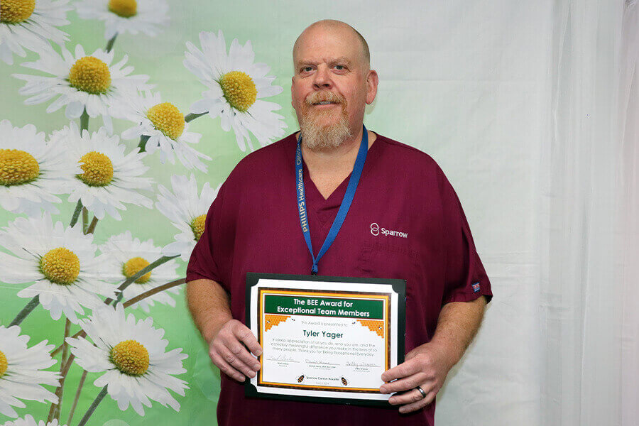 MRI Tech Tyler Yager BEE Award - March 2024 MRI Tech Tyler Yager BEE Award - March 2024