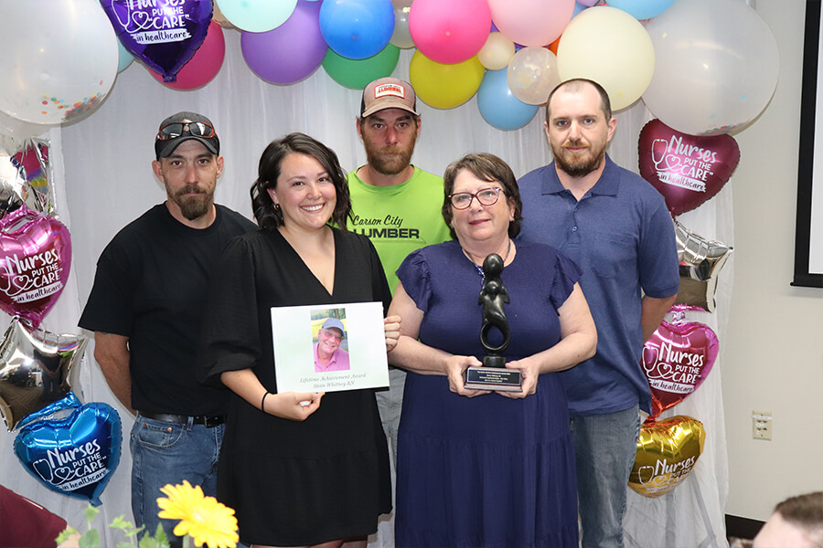 Steve Whitney's Family, DAISY Lifetime Achievement Award - May 2024 Steve Whitney's Family, DAISY Lifetime Achievement Award - May 2024