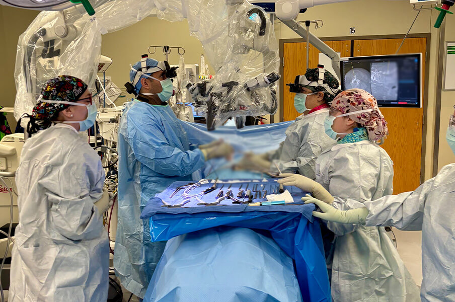 MyVeo Neurosurgery Headsets at UM Health-Sparrow Lansing MyVeo Neurosurgery Headsets at UM Health-Sparrow Lansing