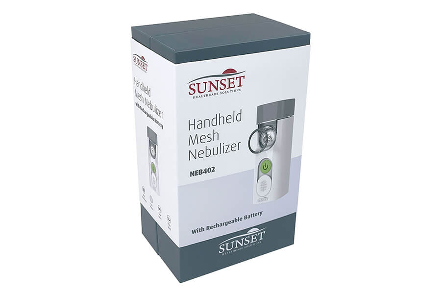 Boxed Sunset Handheld Mesh Nebulizer - NEB402 Boxed Sunset Handheld Mesh Nebulizer - NEB402