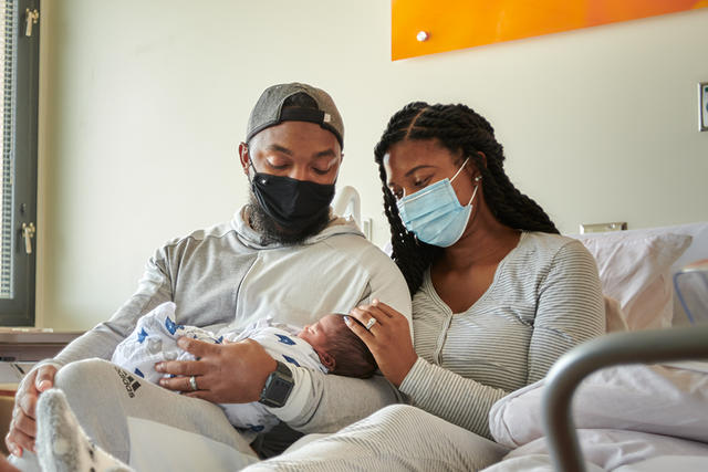 parents and newborn