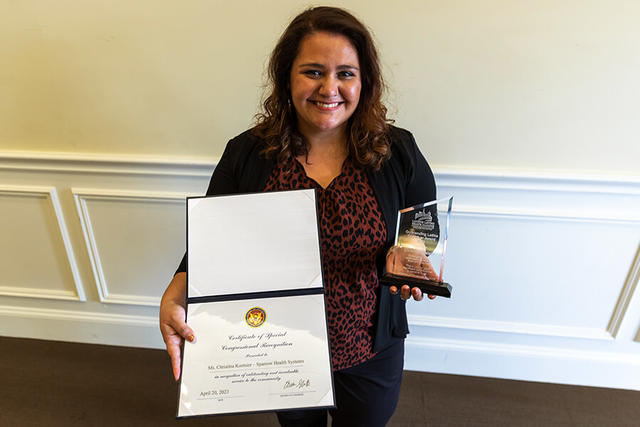 Christina Ketsier Receives Latino Caregiver Award