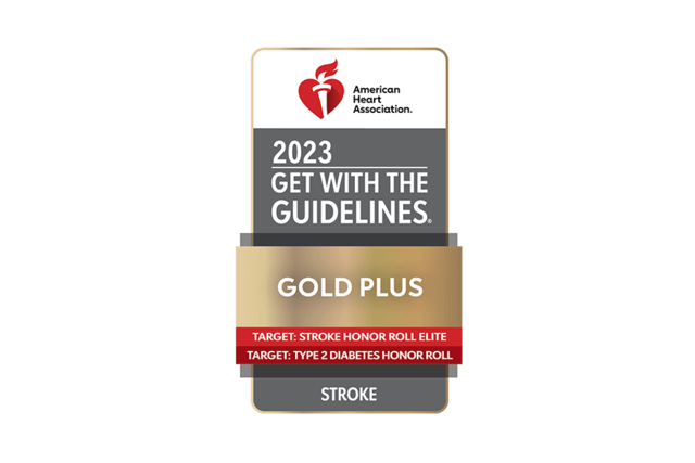 AHA 2023 Stroke Gold-Plus Badge