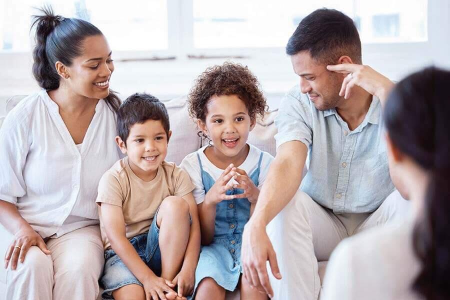 EAP Hero Family on Couch
